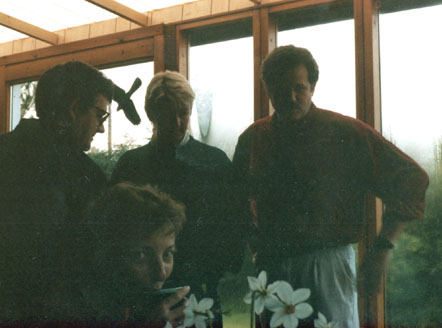 9a6_Nielsens50 r i sommerhus    Niels, Dorte, Krlle, og Anette    1991